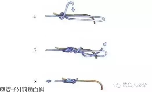 鱼钩绑线再也不求人，绑线图解大全
